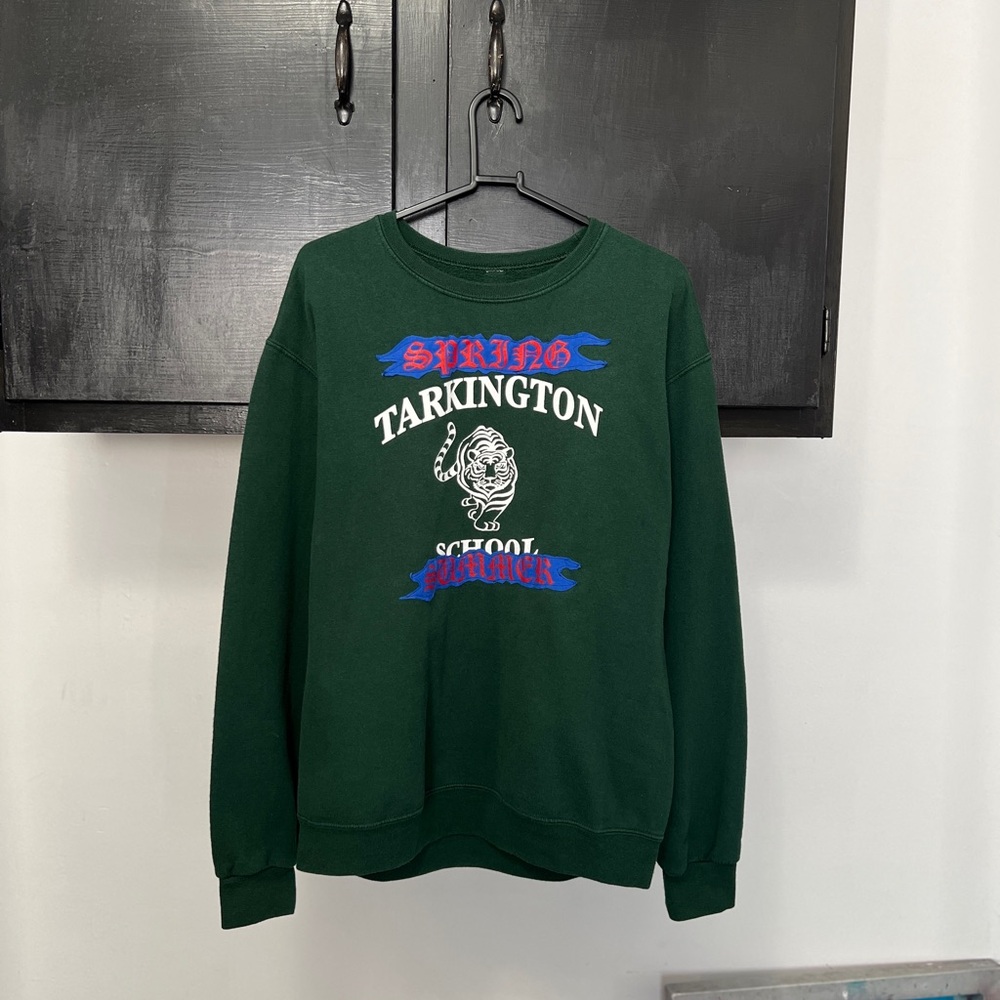 Green Graphic Men's Sweater